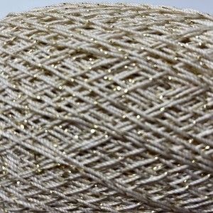 Aunt Lydia's Metallic Crochet Thread Natural